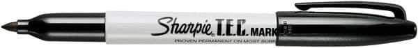 Sharpie - Black Permanent Marker - Fine Tip, TEC Certified Ink - Exact Tool & Supply