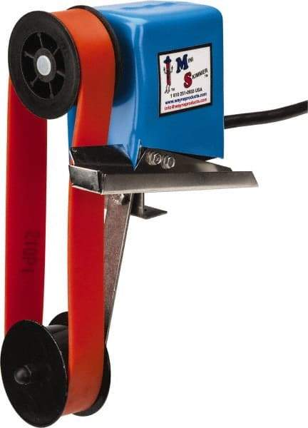 Mini-Skimmer - 5" Reach, 0.25 GPH Oil Removal Capacity, 115 Max Volt Rating, Belt Oil Skimmer - 40 to 125°F - Exact Tool & Supply