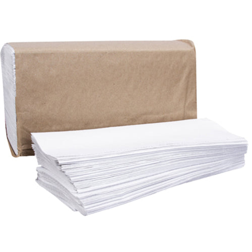 CASE OF 12 PCAKS OF 250 SHEETS MULTIFOLD TOWEL WHITE - Exact Tool & Supply