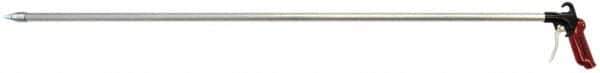 Value Collection - 120 Max psi Whisper Jet Pistol Grip Blow Gun - 1/4 NPT Inlet, 48" Tube Length, Aluminum - Exact Tool & Supply
