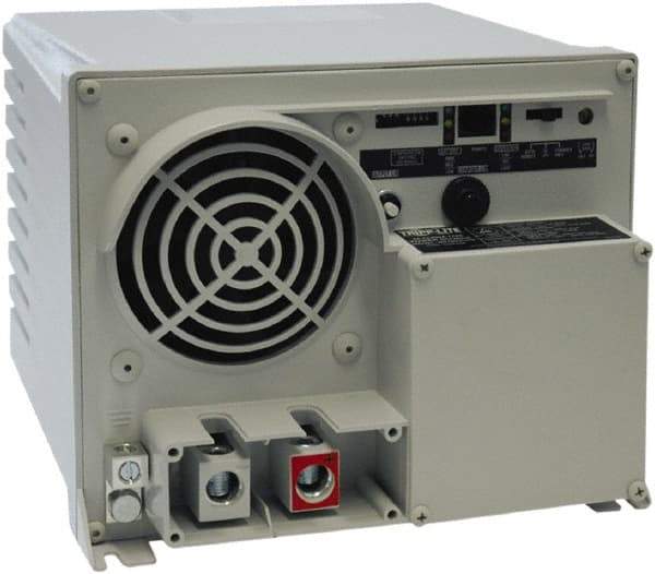Tripp-Lite - Hardwire Connection, 12 VDC Input, 120 VAC Output, 1,500 Peak Wattage, Surface Mount Power Inverter - 8-3/4" Wide x 7" Deep x 7" High, 750 Watt Continuous Output Power, Fan Cooled - Exact Tool & Supply