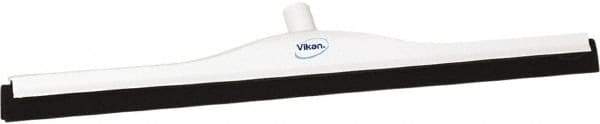 Vikan - 28" Foam Rubber Blade Bench Squeegee - Double Edge, White, Plastic Holder - Exact Tool & Supply