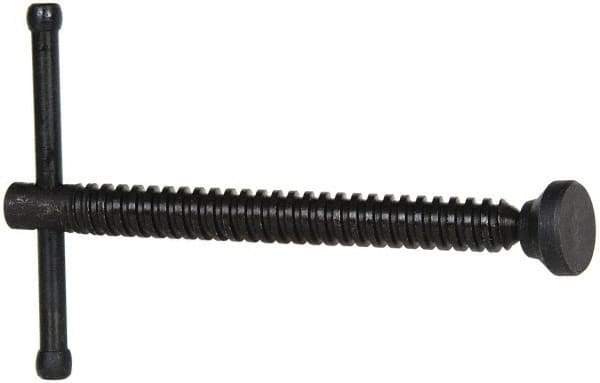 Wilton - Clamp Spindle Assembly - 4-1/4" Thread Length, 3/4" Tip Surface Diam, Use with C-Clamps - Exact Tool & Supply