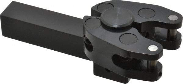 Made in USA - 5 Inch Overall Length x 1-5/8 Inch Overall Width, 0.19 to 1 Inch Capacity, Right Hand Cut, Scissor and Straddle Type Knurler - 3/4 Inch Diameter, 4 Inch Shank Length x 3/4 Inch Shank Width x 3/4 Inch Shank Height, Square Shank, KP Series - Exact Tool & Supply