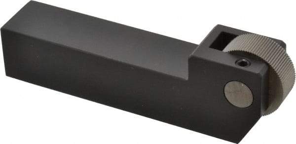 Made in USA - RH Cut, 1" Wide x 1" High x 3-1/2" Long Square Shank, Fixed Bump Knurlers - 1 Knurl Required, 1-1/4" Diam x 1/2" Wide Face, 1/2" Hole Diam, Series PH - Exact Tool & Supply