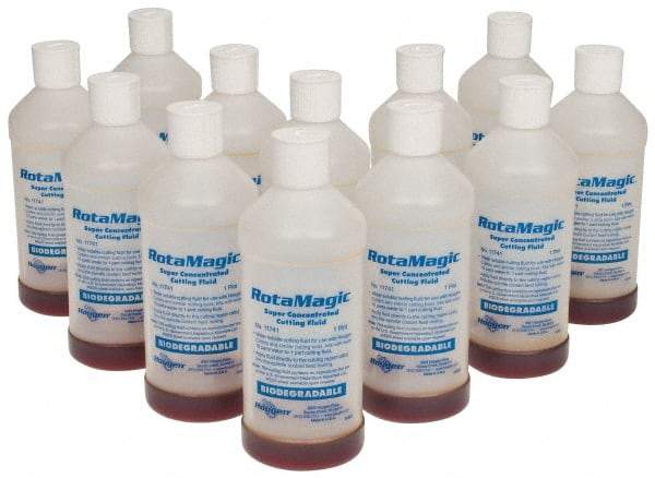Hougen - RotaMagic, 16 oz Bottle Cutting Fluid - Water Soluble - Exact Tool & Supply