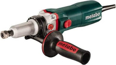 Metabo - 1/4 Inch Collet, 2,500 to 8,700 RPM, lnline, Electric Die Grinder - 8.5 Amp - Exact Tool & Supply