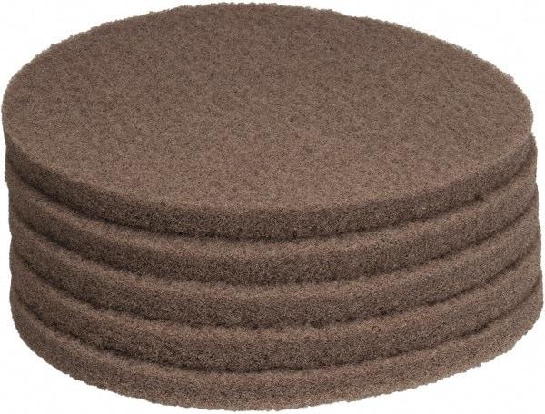 PRO-SOURCE - Polishing Pad - 15" Machine, Tan Pad, Polyester - Exact Tool & Supply