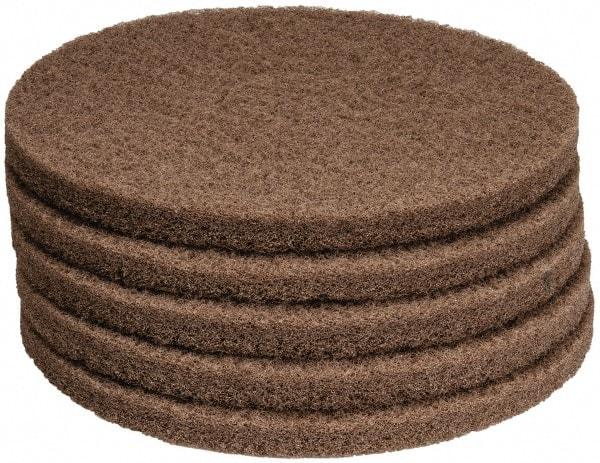 PRO-SOURCE - Polishing Pad - 14" Machine, Tan Pad, Polyester - Exact Tool & Supply