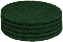 PRO-SOURCE - Stripping Pad - 20" Machine, Green Pad, Polyester - Exact Tool & Supply
