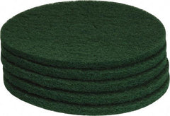 PRO-SOURCE - Stripping Pad - 19" Machine, Green Pad, Polyester - Exact Tool & Supply