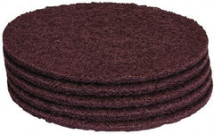 PRO-SOURCE - Stripping Pad - 19" Machine, Maroon Pad, Polyester - Exact Tool & Supply