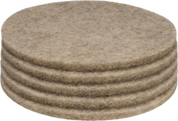 PRO-SOURCE - Polishing Pad - 20" Machine, Black Pad, Polyester - Exact Tool & Supply