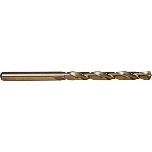Precision Twist Drill - Letter E (1/4) 135° Spiral Flute Cobalt Taper Length Drill Bit - Exact Tool & Supply