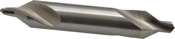 Precision Twist Drill - #5 Plain Cut 60° Incl Angle High Speed Steel Combo Drill & Countersink - Exact Tool & Supply