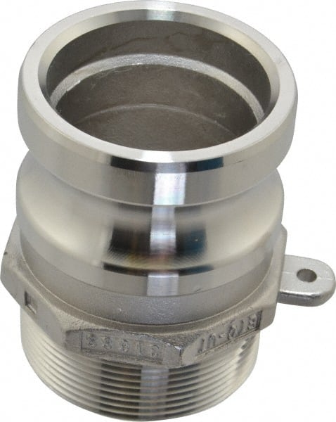 EVER-TITE Coupling Products - 2" x 2" Cam & Groove Male Adapter Male NPT Thread - Exact Tool & Supply