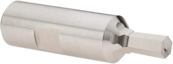 Hassay-Savage - 1/8" Hexagon Rotary Broach - 3/16" Depth of Cut, 0.315" Shank - Exact Tool & Supply