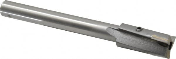 Made in USA - 3/4" Diam, 1/2" Shank, Diam, 3 Flutes, Straight Shank, Interchangeable Pilot Counterbore - Exact Tool & Supply