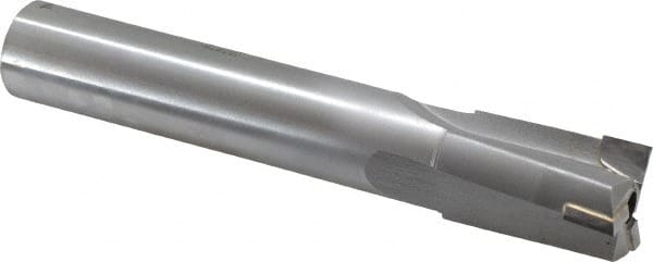Made in USA - 1-3/16" Diam, 1" Shank, Diam, 3 Flutes, Straight Shank, Interchangeable Pilot Counterbore - Exact Tool & Supply