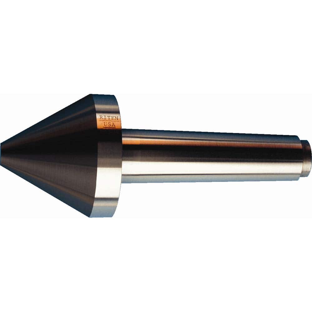 Riten - Dead Centers; Center Type: Solid Center ; Shank Type: Morse Taper ; Shank Taper Size: 4MT ; Point Style: Bull Nose ; Carbide-Tipped: Yes ; Head Diameter (Inch): 2 - Exact Tool & Supply