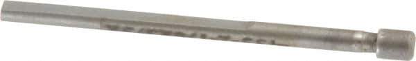 Made in USA - 1/8" Head Diam, 3/32" Shank Diam, Counterbore Pilot - Bright Finish, Carbon Steel - Exact Tool & Supply
