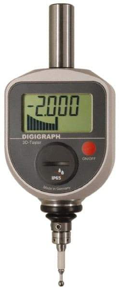 SPI - 31mm Point Length, 4mm Point Diameter, Electronic Positioning Indicator - 0.01mm Accuracy, 0.01mm Resolution, CR2032 Battery - Exact Tool & Supply