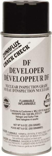 Dynaflux - Crack Detection NDT Nuclear Developer - 16 Ounce Aerosol Can - Exact Tool & Supply
