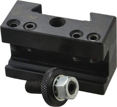 Dorian Tool - Series AXA, #2 Boring, Turning & Facing Tool Post Holder - 300mm & Under Lathe Swing, 1-1/2" OAH x 2-3/4" OAL, 1/2" Max Tool Cutting Size, 1-1/4" Centerline Height - Exact Tool & Supply