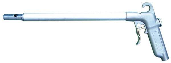 Value Collection - 150 Max psi High Power Venturi Nozzle Pistol Grip Blow Gun - 1/4 NPT Inlet, 48" Tube Length, Aluminum - Exact Tool & Supply