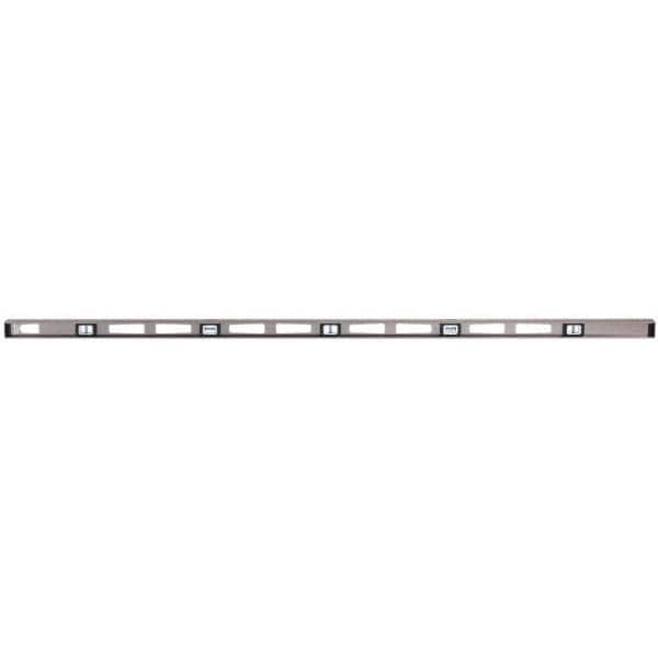 Magnetic 78″ Long 3 Vial I-Beam Level Aluminum, Gray, 1 Level & 2 Plumb Vials