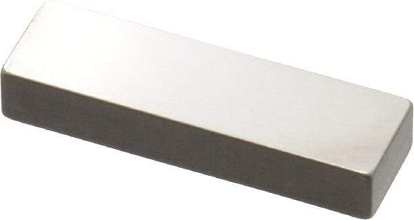 Mitutoyo - 0.19" Rectangular Steel Gage Block - Accuracy Grade AS-1, Includes Certificate of Inspection - Exact Tool & Supply