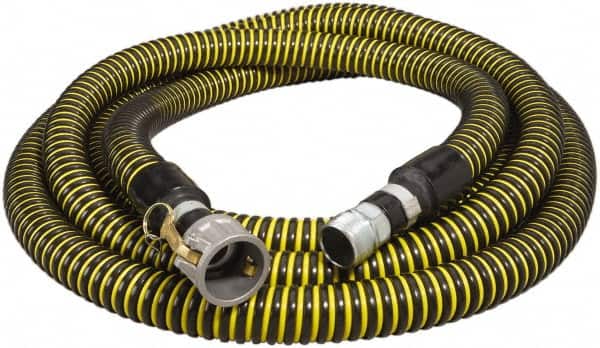 Alliance Hose & Rubber - -40 to 140°F, 2" Inside x 2.76" Outside Diam, Polyethylene Liquid Suction & Discharge Hose - Exact Tool & Supply
