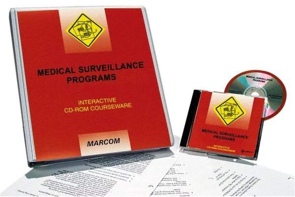 Marcom - Medical Surveillance Programs, Multimedia Training Kit - 45 min Run Time CD-ROM, English & Spanish - Exact Tool & Supply