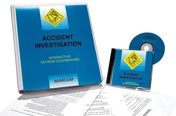 Marcom - Accident Investigation, Multimedia Training Kit - CD-ROM, English - Exact Tool & Supply