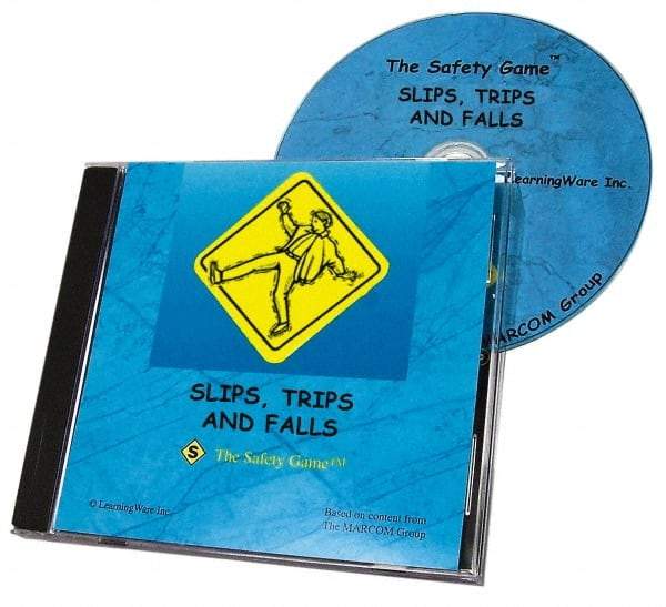 Marcom - Slips, Trips and Falls, Multimedia Training Kit - Computer Game, English - Exact Tool & Supply