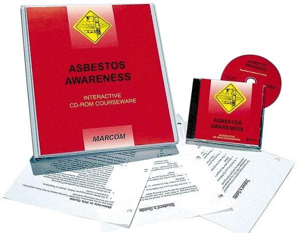 Marcom - Asbestos Awareness, Multimedia Training Kit - 45 min Run Time CD-ROM, English & Spanish - Exact Tool & Supply