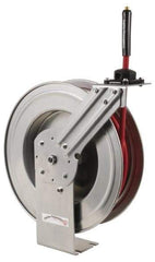 PRO-SOURCE - 50' Spring Retractable Hose Reel - 300 psi, Hose Included - Exact Tool & Supply
