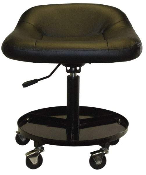 Sunex Tools - 320 Lb Capacity, 5 Wheel Adjustable Creeper Seat - Steel, 17.95" High - Exact Tool & Supply