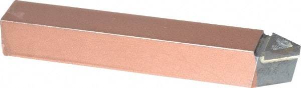 Made in USA - 1 x 1" Shank, Threading Single Point Tool Bit - E-16, Grade C5 - Exact Tool & Supply