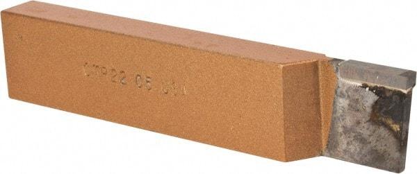 Made in USA - 1 x 1/2" Shank, Cutoff & Grooving Single Point Tool Bit - CT-122(433), Grade C5 - Exact Tool & Supply