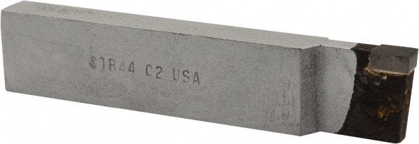 Made in USA - 1 x 1/2" Shank, Cutoff & Grooving Single Point Tool Bit - CT-120(445), Grade C2 - Exact Tool & Supply