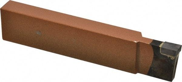 Made in USA - 1 x 1/2" Shank, Cutoff & Grooving Single Point Tool Bit - CT-120(445), Grade C5 - Exact Tool & Supply