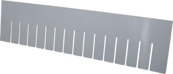 Quantum Storage - 22.4" Wide x 6" High, Gray Bin Divider - Use with DG93060 - Exact Tool & Supply