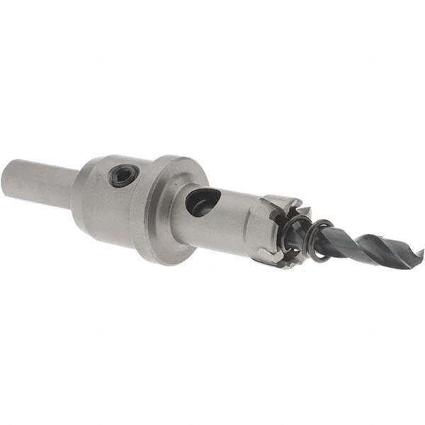 Value Collection - 5/8" Diam, 1" Cutting Depth, Hole Saw - Carbide-Tipped Saw - Exact Tool & Supply