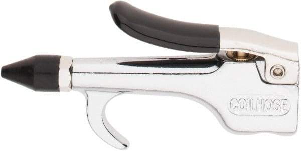 Coilhose Pneumatics - Rubber Thumb Lever Blow Gun - 1/4 NPT, Zinc - Exact Tool & Supply