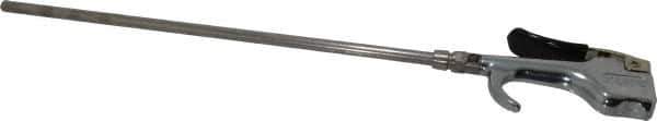 Coilhose Pneumatics - Safety Extension Tube Thumb Lever Blow Gun - 1/4 NPT, 12" Tube Length - Exact Tool & Supply