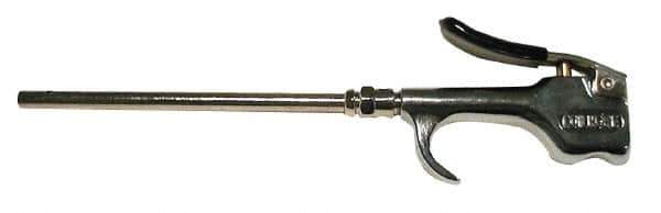 Coilhose Pneumatics - Safety Extension Tube Thumb Lever Blow Gun - 1/4 NPT, 18" Tube Length - Exact Tool & Supply