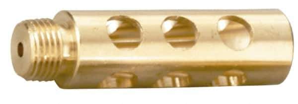 Coilhose Pneumatics - Blow Gun Safety Booster Nozzle - 1/8 NPSM, 1-1/2" Hose Length - Exact Tool & Supply