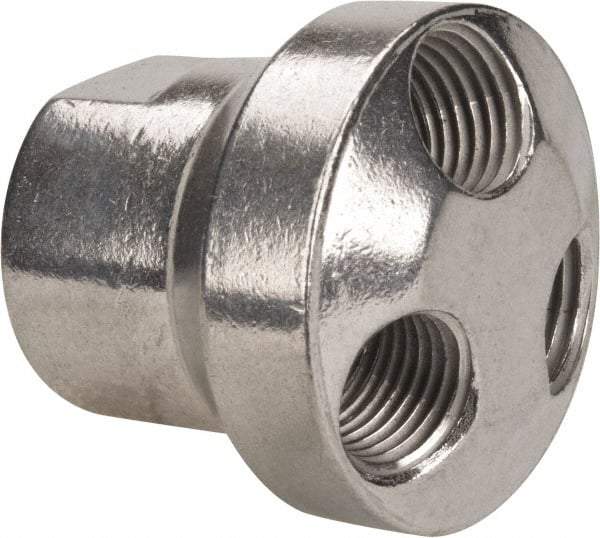 Coilhose Pneumatics - 3/8" ID, Air Hose Manifold - Aluminum - Exact Tool & Supply