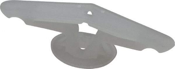 Toggler - #8 to 12 Screw, 5/16" Diam, 1" Long, 1/8 to 1/4" Thick, Plastic Toggle Drywall & Hollow Wall Anchor - 5/16" Drill, Plastic, Use in Hollow Door - Exact Tool & Supply